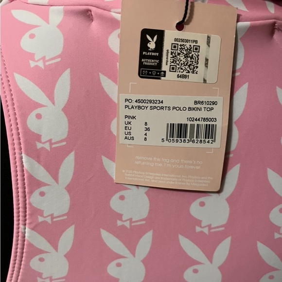 PLAYBOY SPORTS POLO BIKINI TOP SET - Picture 4 of 5